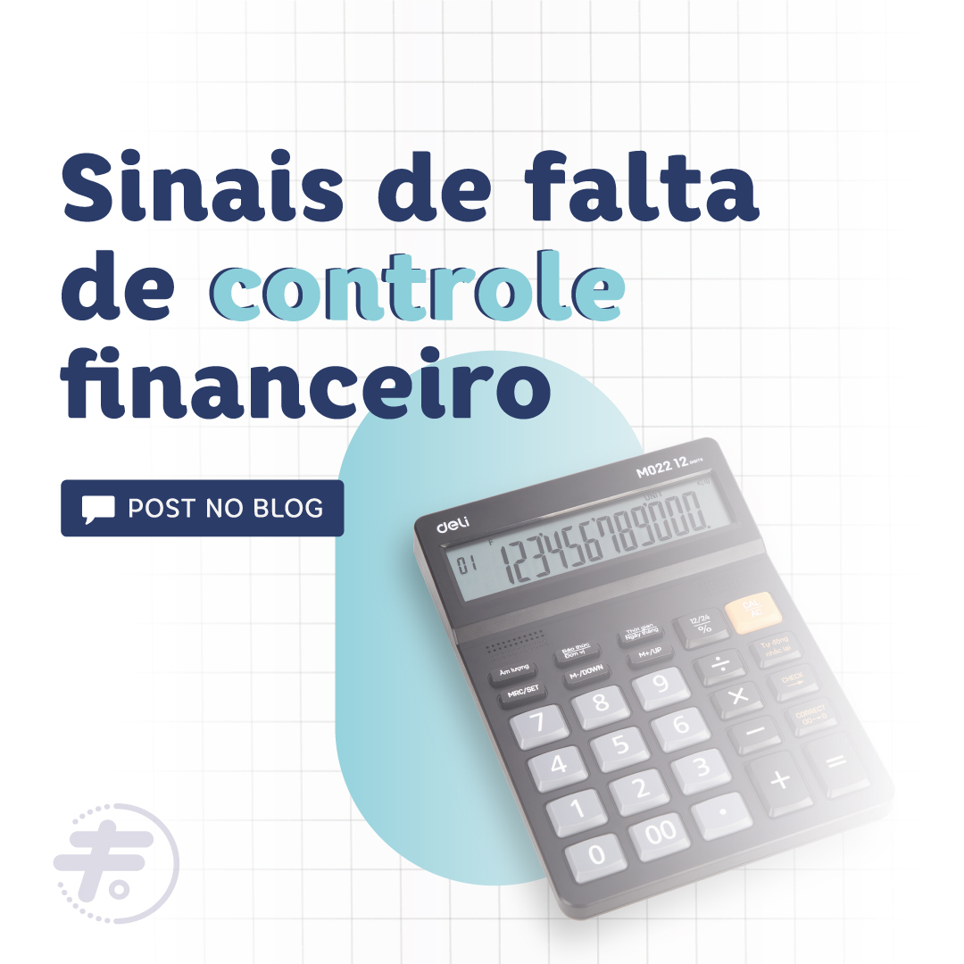 Sinais de falta de controle financeiro